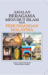 Amalan Beragama Menurut Islam Dan Perundangan Malaysia - text