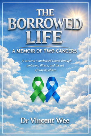 THE BORROWED LIFE: A MEMOIR OF TWO CANCERS by Dr Vincent Wee from Vincent Wee in Autobiography,Biography & Memoirs category