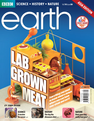 BBC Earth Magazine: Lab Grown Meat (Vol.14 Issue 4) by Cheryl Tay from BBC EARTH in Magazine category