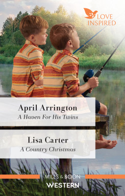Love Inspired Western Duo/A Haven For His Twins/A Country Christmas by Lisa Carter from HarperCollins Publishers Australia Pty Ltd in Romance category