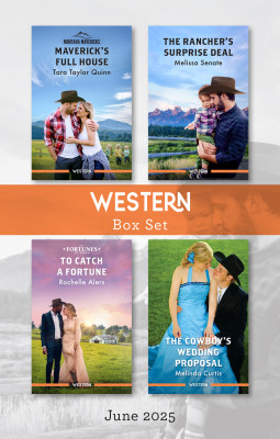 Western Box Set June 2025/Maverick's Full House/The Rancher's Surprise Deal/To Catch A Fortune/The Cowboy's Wedding Proposal by Melissa Senate from HarperCollins Publishers Australia Pty Ltd in General Novel category