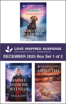 Love Inspired Suspense December 2025 - Box Set 1 of 2/Deadly Christmas Trap/Dangerous Holiday Manhunt/Amish Midwife Witness/Abducted In The Woods - text
