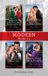 Modern Box Set 1-4 December 2025/Boss's Christmas Baby Acquisition/Snowbound And Royally Forbidden/Greek's Kidnapped Princess/Heir For The Holidays - text