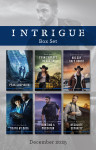 Intrigue Box Set December 2025/Peak Suspicion/Twin Threats In Austin/Big Sky Safe House/Death By Data/Hunting A Predator/Resolute Security - text