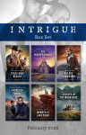 Intrigue Box Set February 2026/Texas Baby Rescue/The Disappearance/Big Sky Showdown/Fearless Pursuit/Murder At Lava Point/Stalked In The Mountains - text