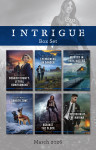 Intrigue Box Set March 2026/Conard County: Lethal Homecoming/Eyewitness In Danger/Murder In Dark Waters/Danger Zone/Against The Clock/Explosion At The Marina - text