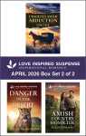 Love Inspired Suspense April 2026 - Box Set 2 of 2/Unsolved Amish Abduction/Danger In The Desert/Amish Country Homicide - text