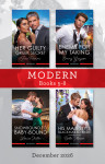 Modern Box Set 5-8 December 2026/Her Guilty Greek Secret/Enemy For My Taking/Snowbound To Baby-Bound/His Majesty's Blackmailed Bride - text