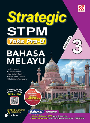 STRATEGIC STPM SEMESTER 3 ( 2026 ) BAHASA MELAYU by Azirah Hamzah, Suehada Rashid, Nor Adilah Ramli, Mohd Faizal Othman, Dr. Kaithiri Arumugam from Pelangi ePublishing Sdn. Bhd. in School Reference category