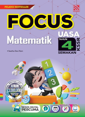 FOCUS KSSR (2024) MATEMATIK TAHUN 4 by Sheeta Devi Ram from Pelangi ePublishing Sdn. Bhd. in School Reference category