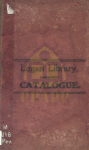 CATALOGUE OF BOOKS - text