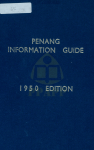 Penang Information Guide – 1950 Edition - text